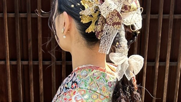 【卒業式】おばあちゃんの着物が着たい！髪飾りもお任せ卒業式袴着付け